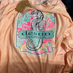 Two Destin FL long sleeve tees